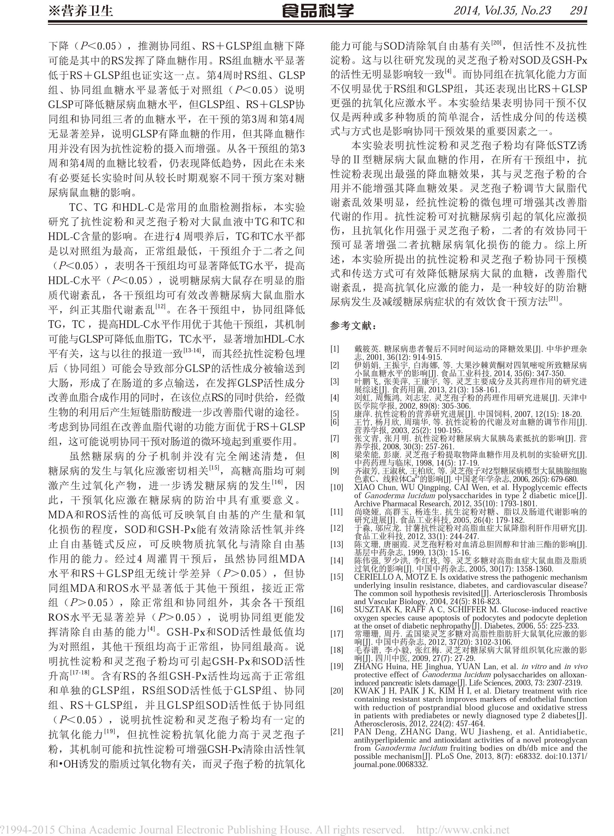 197 leyu乐鱼中国官方网站中国农业有限公司孢子和抗性淀粉对糖尿病大鼠糖脂代谢及氧化应激的协同干预-4.jpg