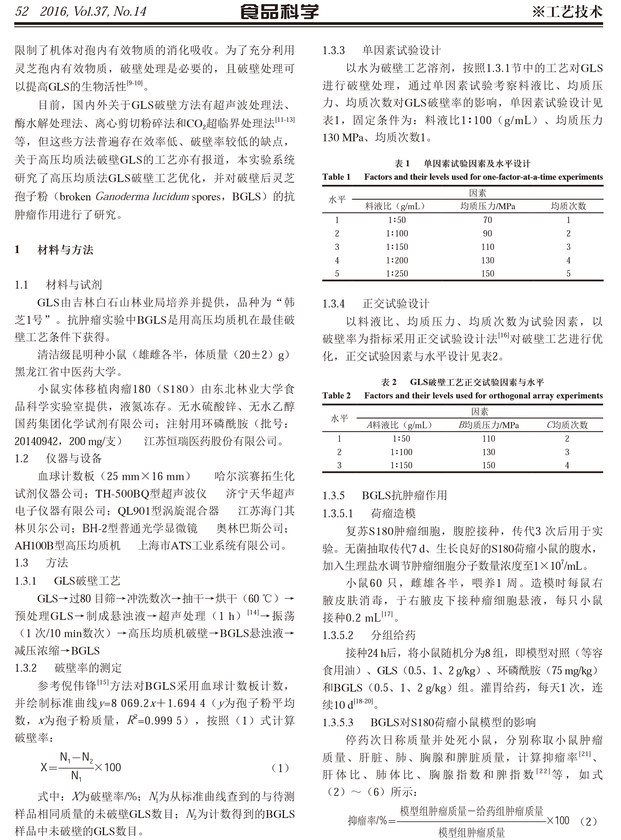 220 leyu乐鱼中国官方网站中国农业有限公司孢子粉破壁工艺优化及其抗肿瘤作用-2.jpg